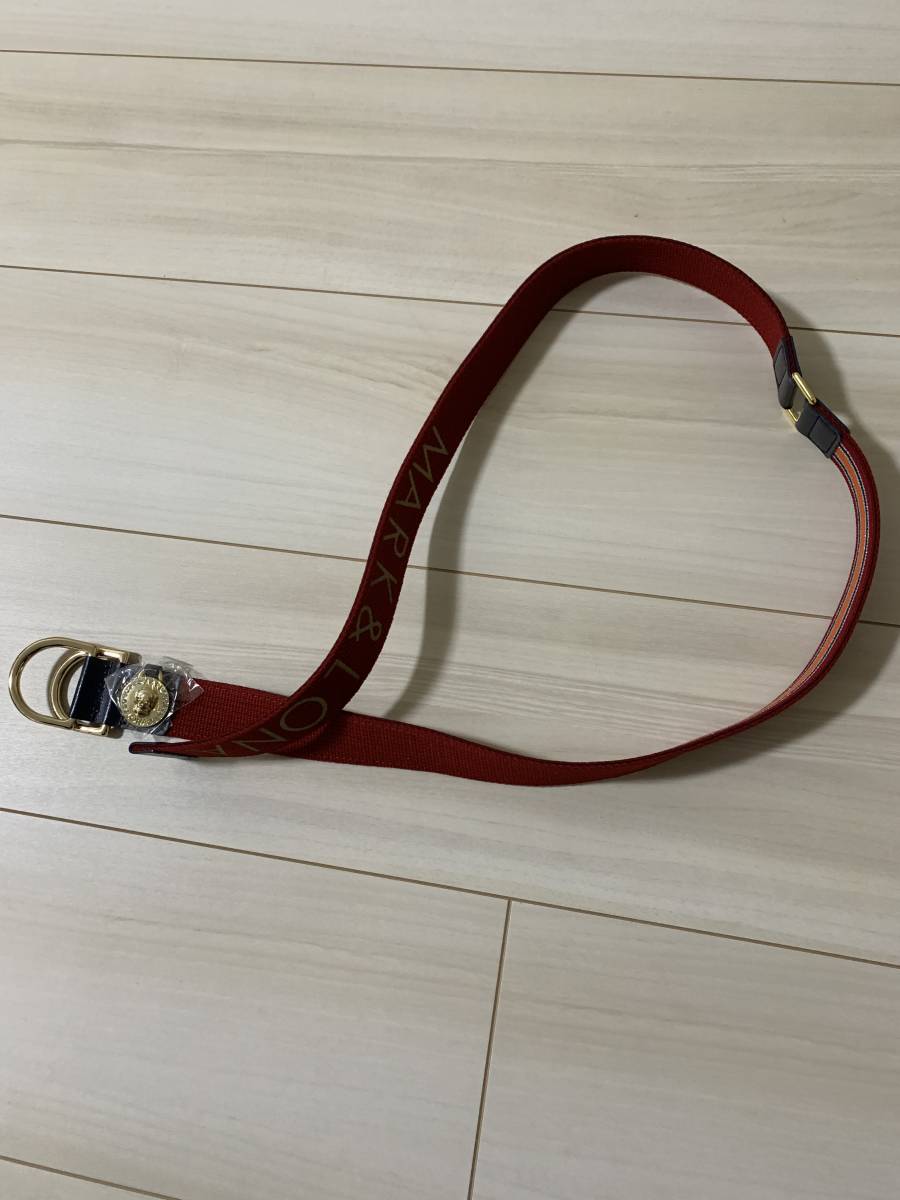 安心の国内正規品 定価19800円 新品 MARK&LONA MARKER'S BELT（サイズS