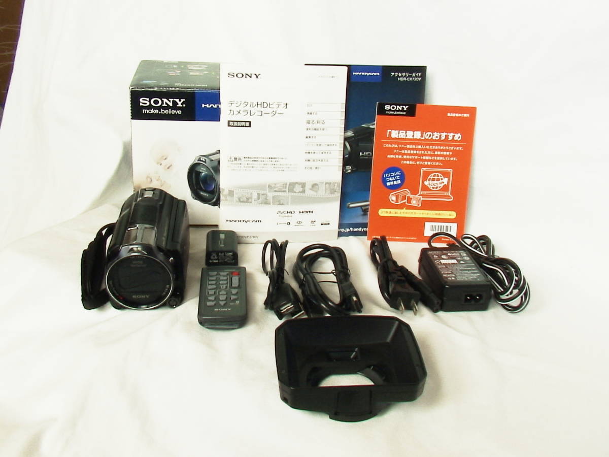 SONYハイビジョンカメラHDR-CX720V(動作品) 【公式通販】