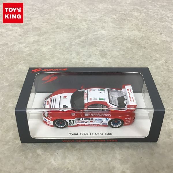 1円～ スパーク 1/43 トヨタ スープラ Le Mans 1996＃57 /ミニカー 1⁄43 1