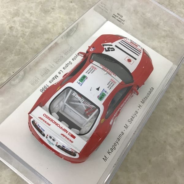 1円～ スパーク 1/43 トヨタ スープラ Le Mans 1996＃57 /ミニカー 1⁄43 1