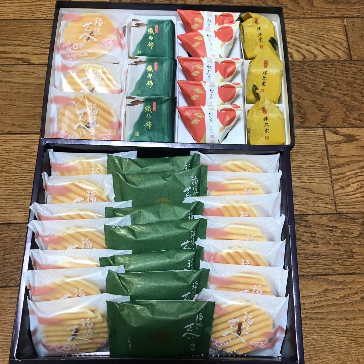 数量限定，豊富な 源吉兆庵 福渡せんべい 織部錦 津弥栗 紅花りんご詰合せ(セット、詰め合わせ)｜売買されたオークション情報、yahooの商品情報をアーカイブ公開 - オークファン セット、詰め合わせ