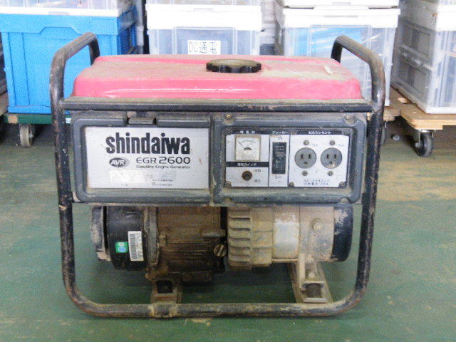 中古(DY5)☆新ダイワ！エンジン発電機！AVR！型式：EGR2600-B！圧縮 