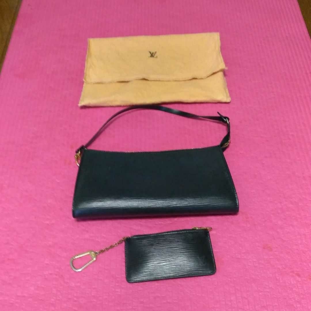 LOUIS VUITTON☆ルイヴィトン☆黒エピ☆アクセサリーポーチコイン