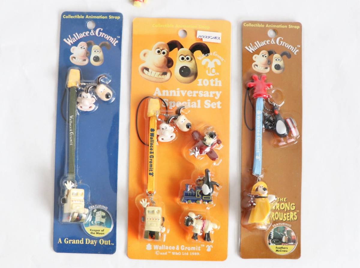ウォレスとグルミット ストラップ2点セット ウォレスとグルミット ストラップセット Games Character Goods 【公式