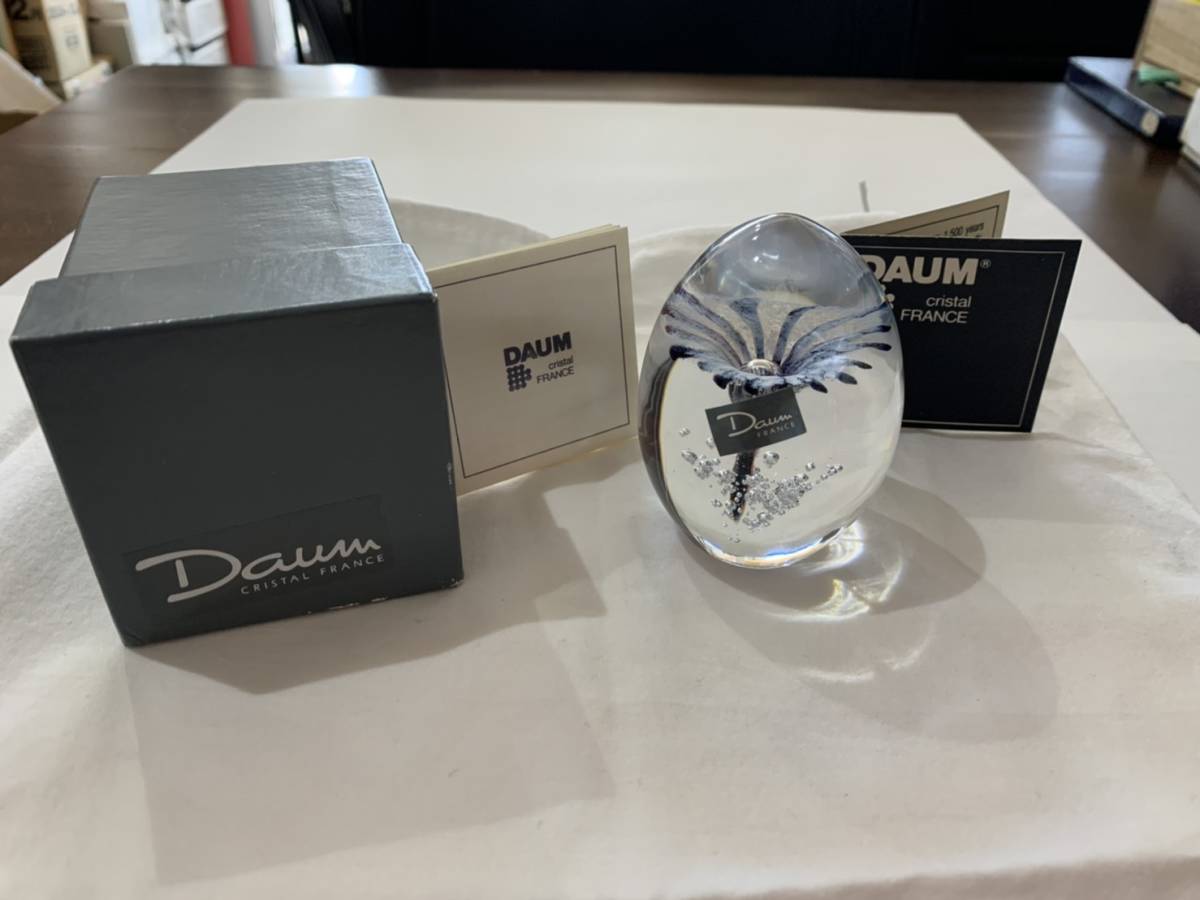 France ペーパーウェイト フランス ドーム 置物 プA03894☆Daum 