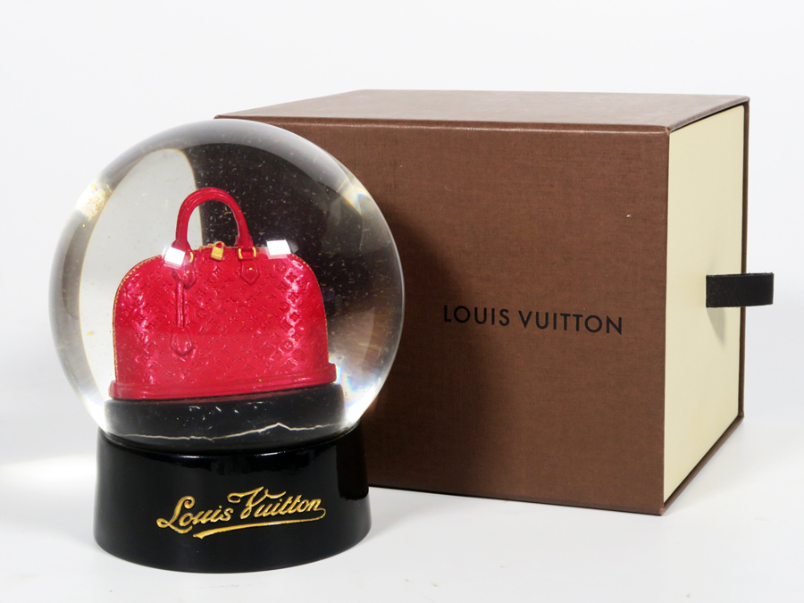 LOUIS VUITTON ノベルティ− スノ−ド−ム・バック、アルマ 美品 ヴィトン アルマ バッグ デザイン スノードーム ノベルティ る