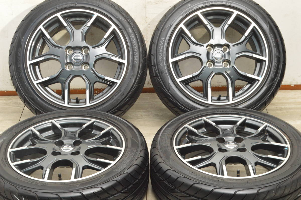 9-9.5分山 ニッサン E12 ノート ニスモ 純正 16in +6.5J +46 PCD100 9-9.5分山 ニッサン E12 ノート ニスモ 純正 16in +6.5J +46 PCD100