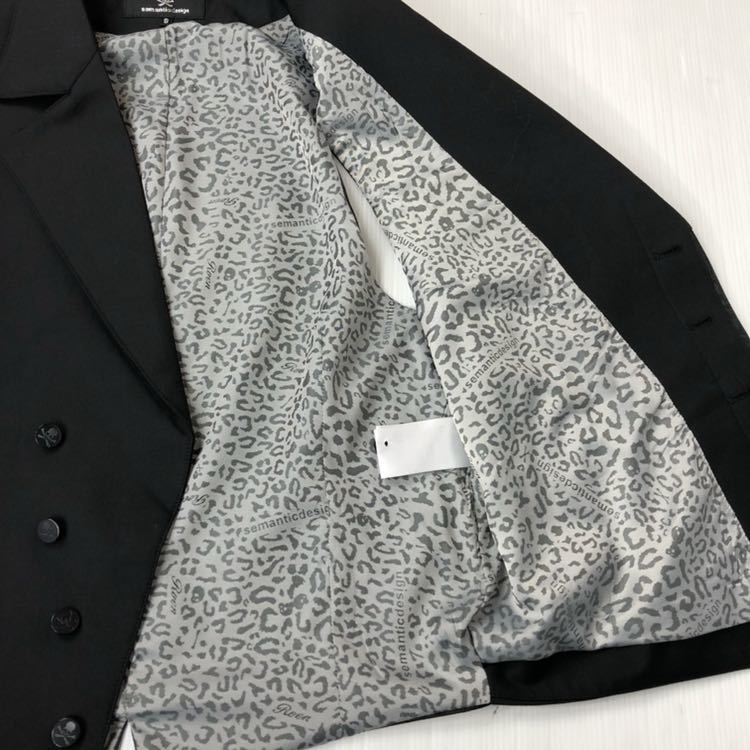 レオパード Roen スカル スタッズ レザー切替 ウール ヒョウ柄 roen 