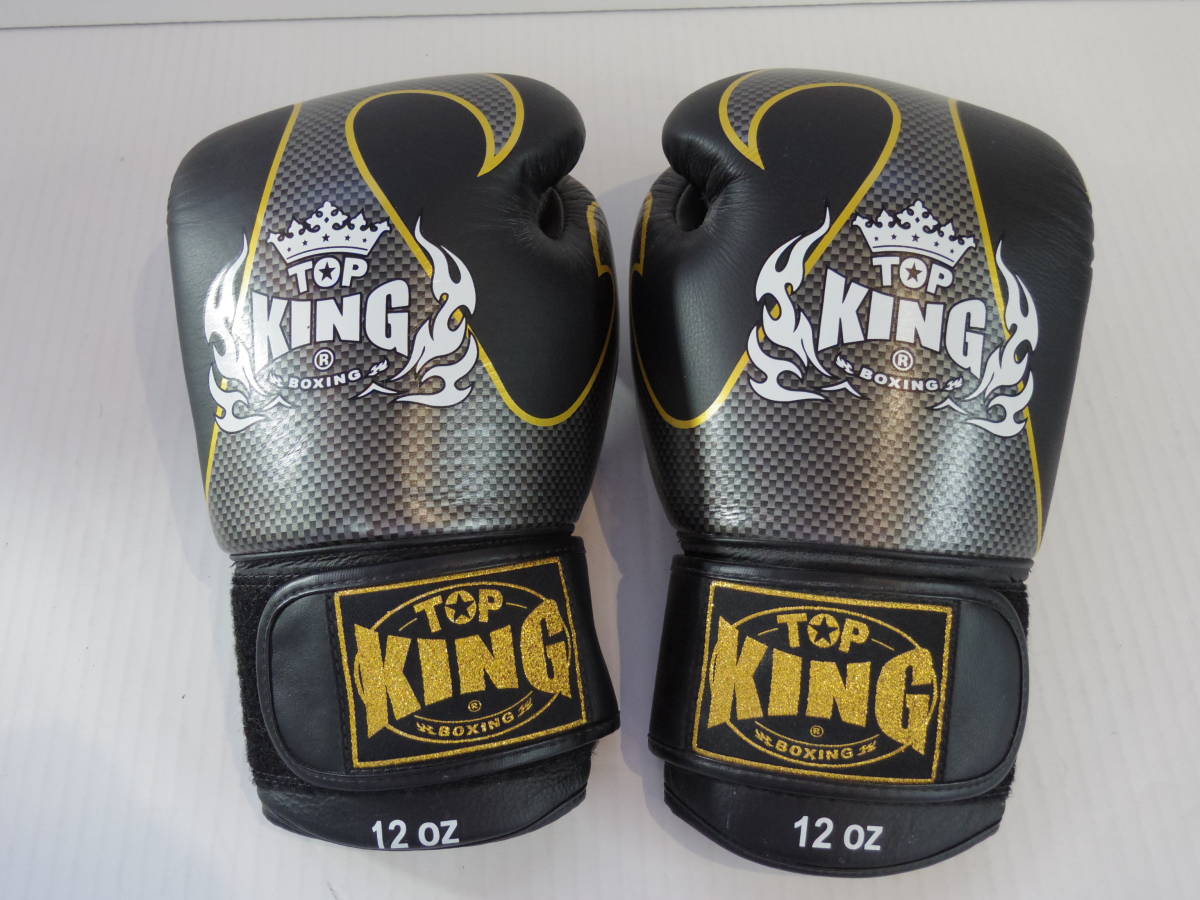 1104444C☆ TOP KING ボクシンググローブ 12oz トップキング グローブ