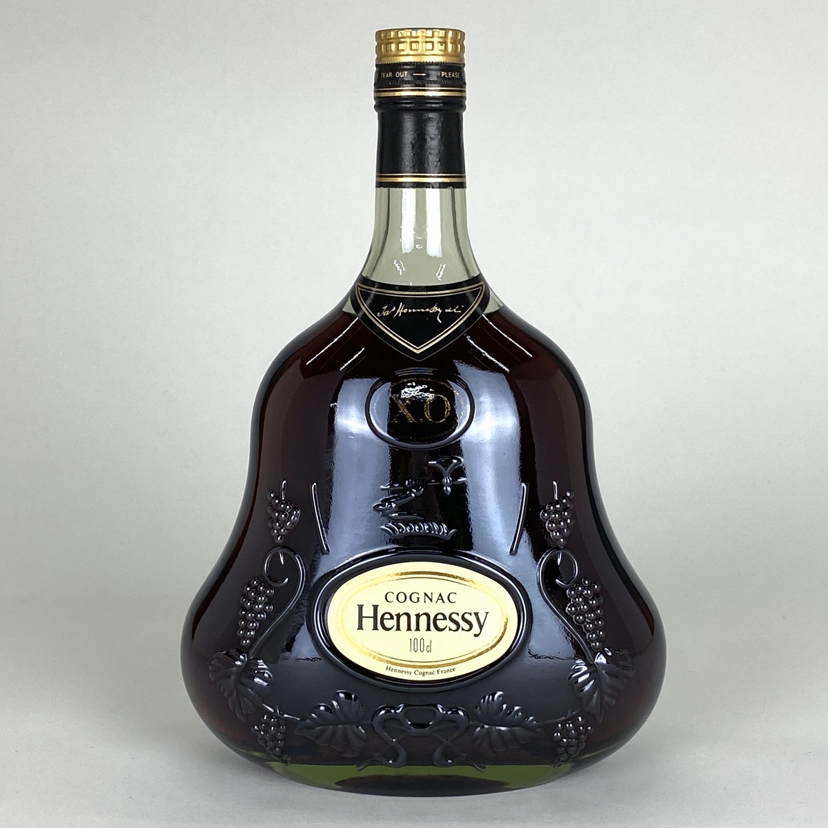 人気SALE，爆買い ヘネシー Hennessy XO 金キャップ グリーンボトル 1000ml ブランデー コニャック 古酒(ヘネシー)｜売買されたオークション情報、yahooの商品情報をアーカイブ公開 - オークファン コニャック
