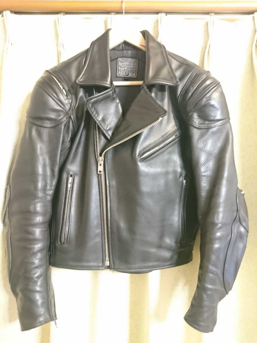 KADOYA カドヤ MAX-W LEATHER] バトル Mサイズ ダブルレザージャケット
