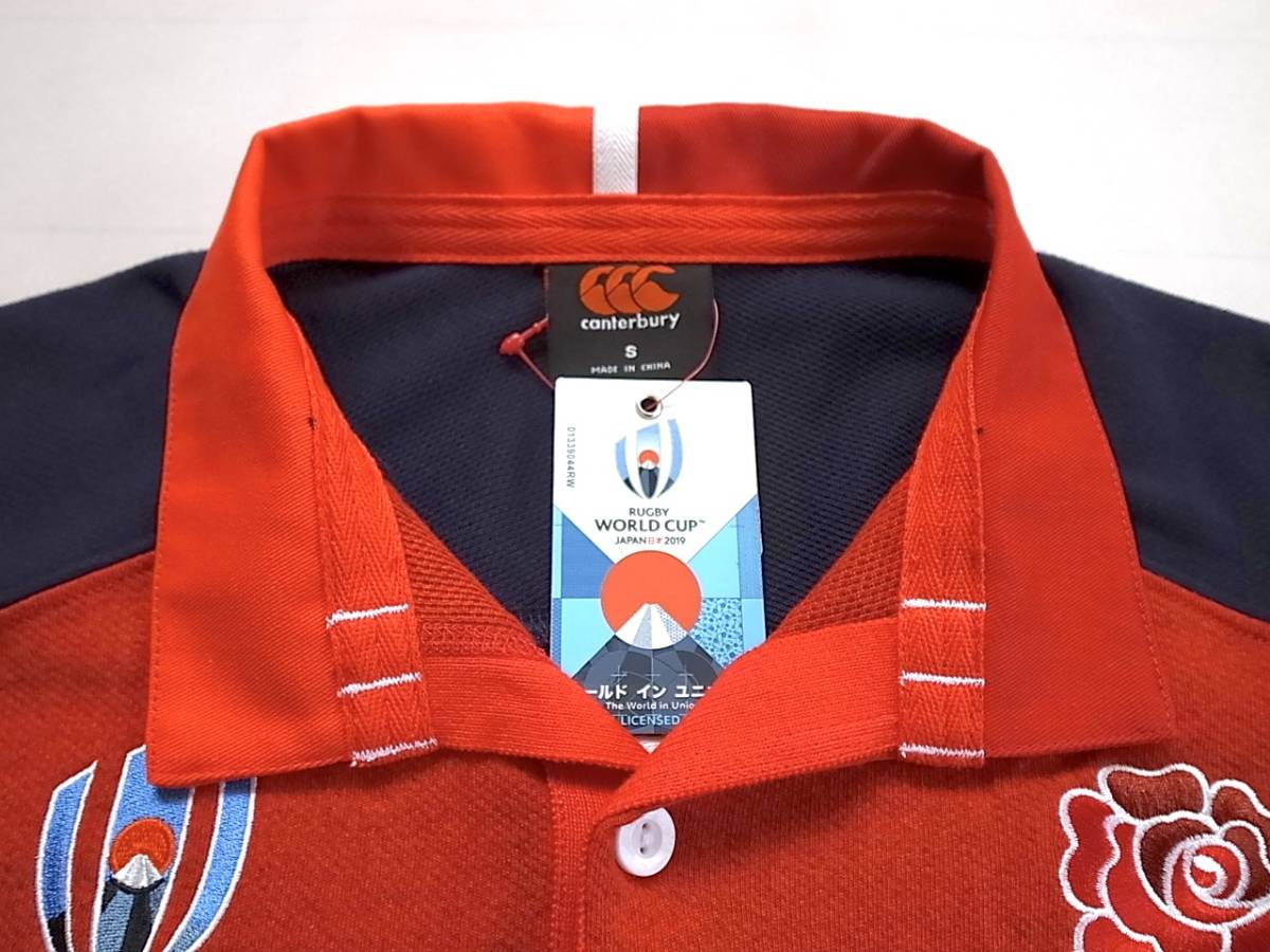 イングランド代表 カンタベリー ラグビー CANTERBURY 新品未使用 ✨美品✨ 0 ラグビーワールドカップ 日本代表 - 公式・限定イングランドタイプ クラシックラグビージャージー（ユニ 新品カンタベリー ラグビーワールドカップ2015 1 ユニフォーム