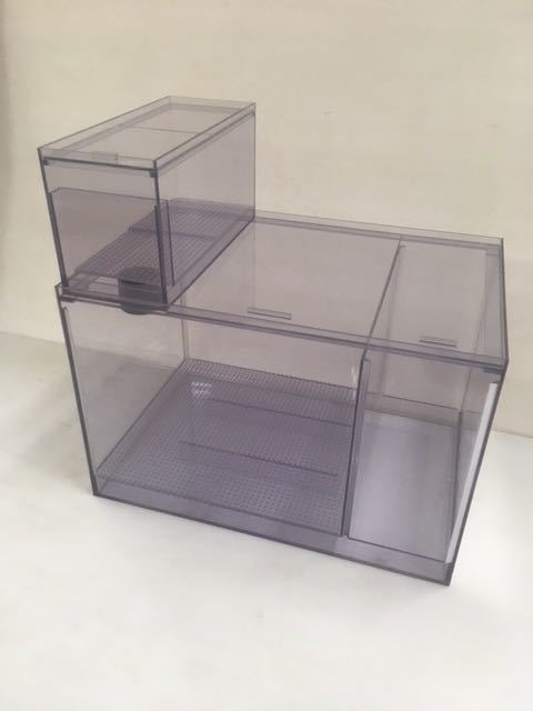 1台限定 450×300×300 OF水槽用塩ビ三層濾過槽+ウールBOX ブランド公式