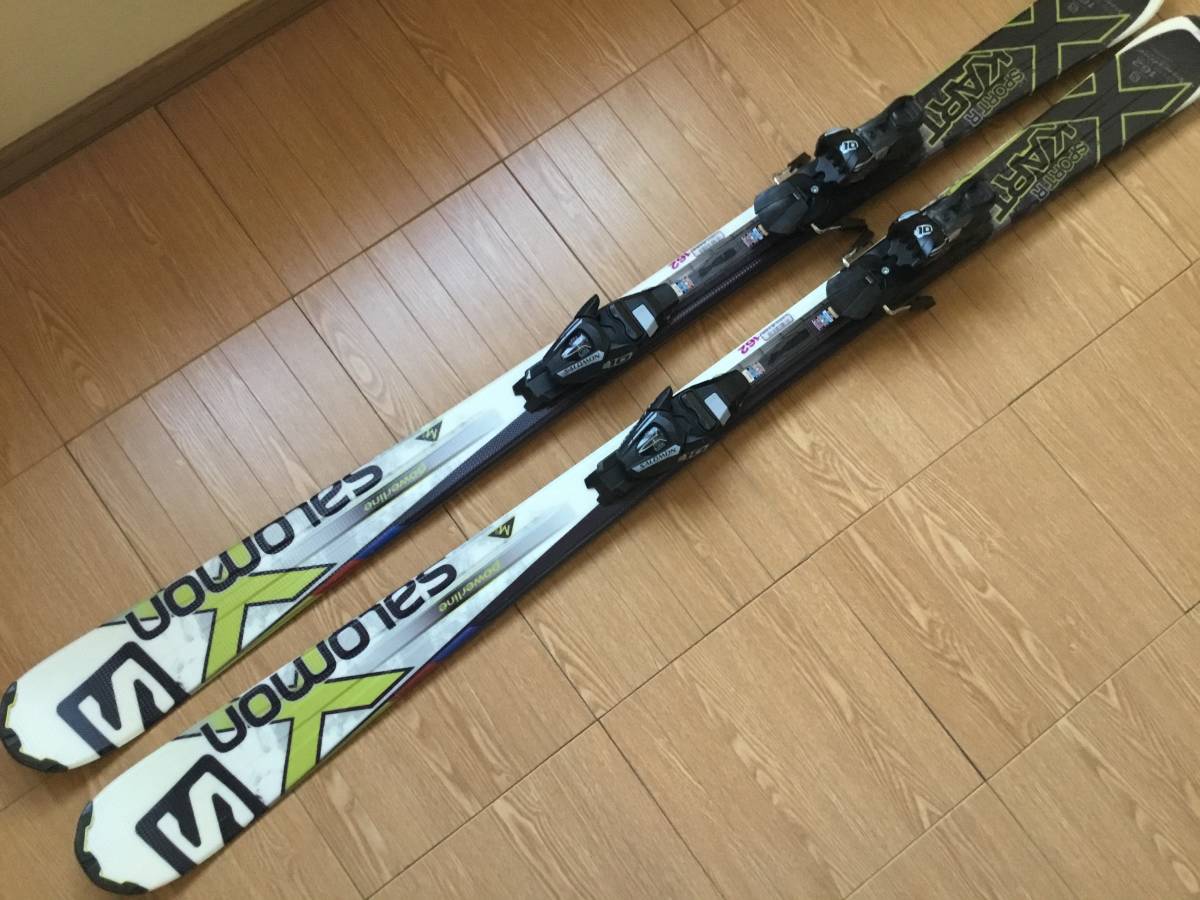 ☆ SALOMON 162㎝ ブーツ 27.5㎝ カービングスキーセット 大人用 