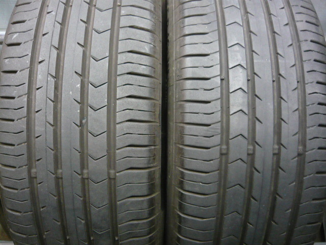 バリ山!プレミアムコンタクト5●205/55R16●8分山 2本 検査済み!激安!●ゴルフ ZN6 オーリス ブレイド インプレッサG4 リーフ●(r4001