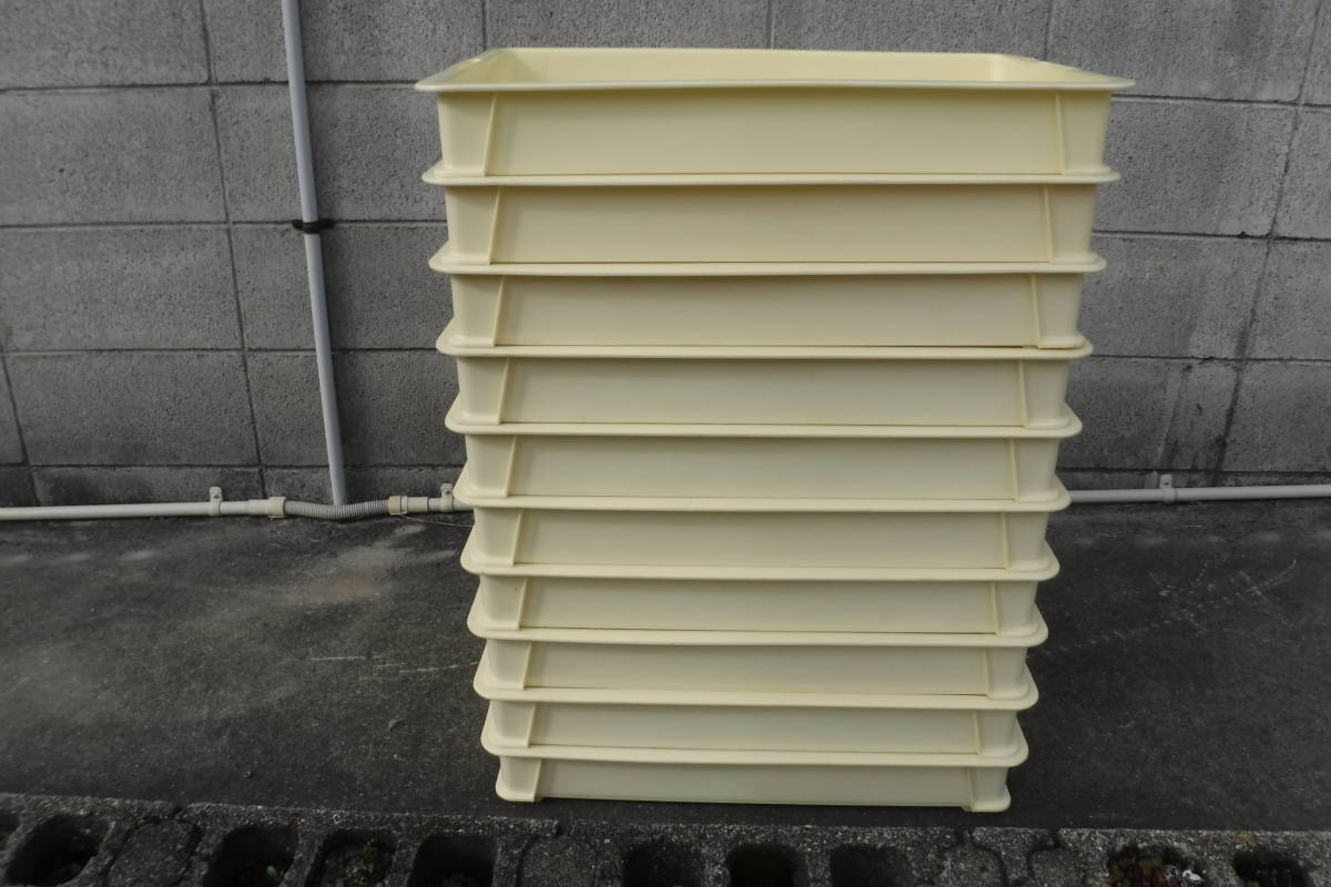 G138 超美品/展示品 ARON プラスチック番重 10個セット PPコンテナ