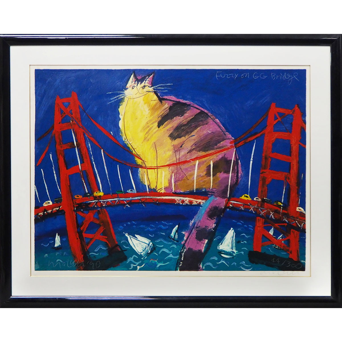 じゃん様 マイケルルー 猫 画題Fuzzy on GG Bridge マイケル・ルー