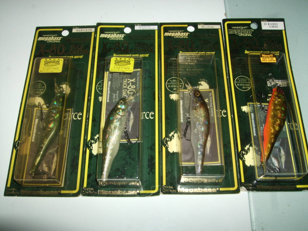  3709 MEGABASS メガバス ITO X-80 TRICK DARTER エックス ハチマル 80 トリックダーター セット(メガバス)｜売買されたオークション情報、yahooの商品情報をアーカイブ公開 - オークファン 淡水