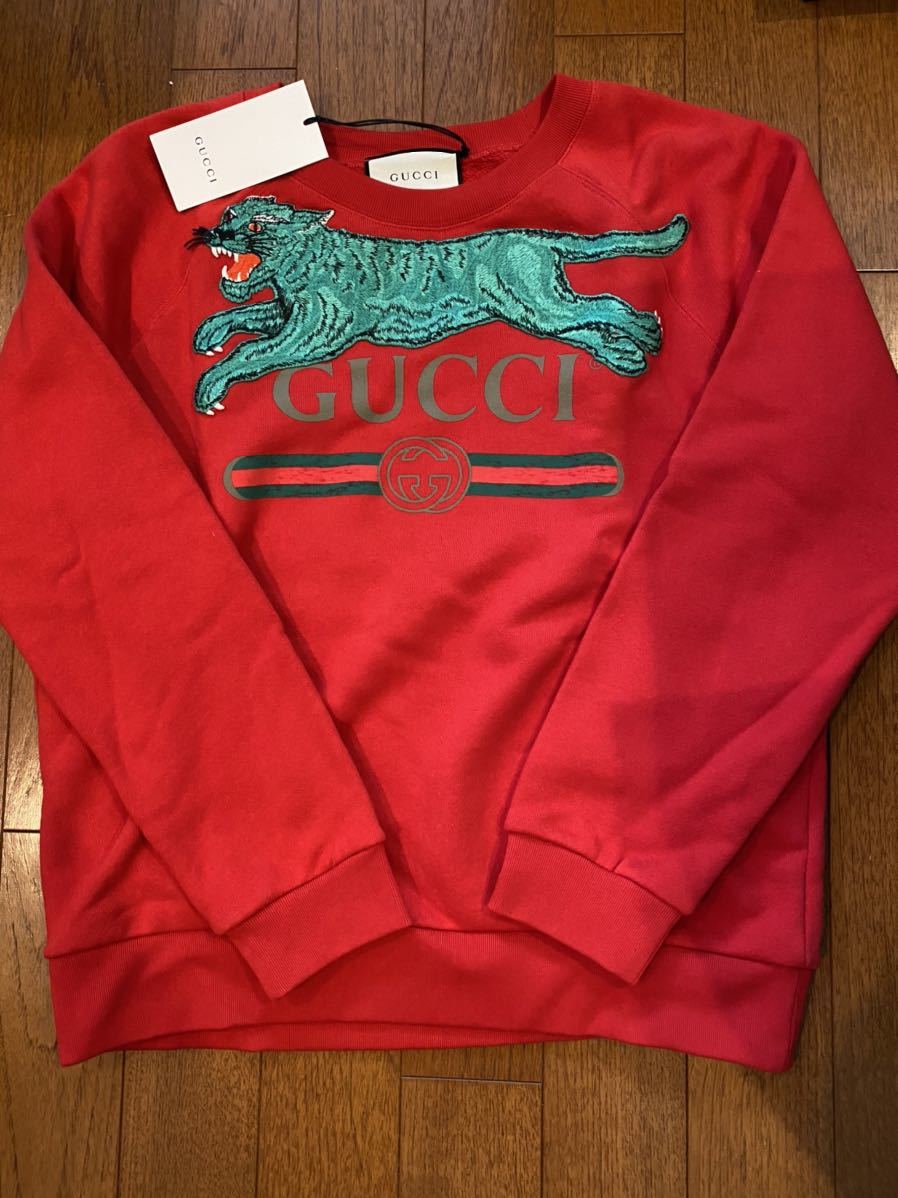 GUCCI パンサー グッチ 18SS 0 X9X99 レオパード スウェットシャツ 