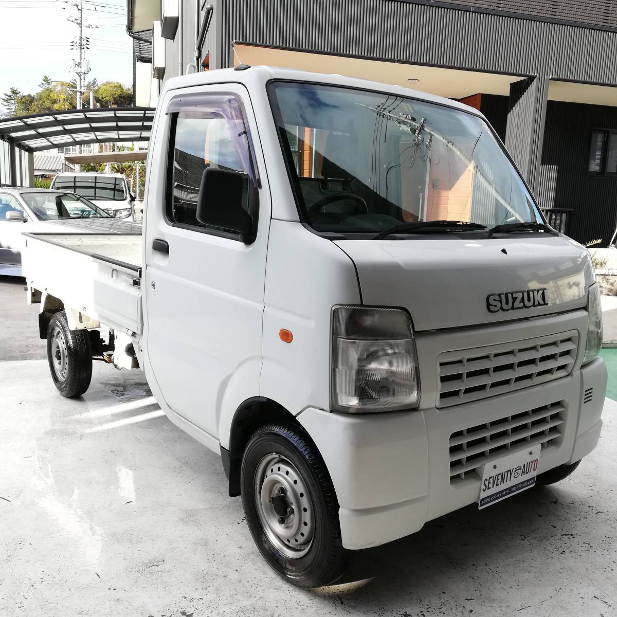 車検２年 キャリィトラック 走行9万km台 オートマ車 AT エアコン パワステ 修復歴なし 軽トラ まだまだ人気のDA63型 スズキ 軽トラ 中古車・新車 諸経費込 再出品値引き☆車検2年つき☆DA63T☆キャリイ☆19年式☆エアコン webCG