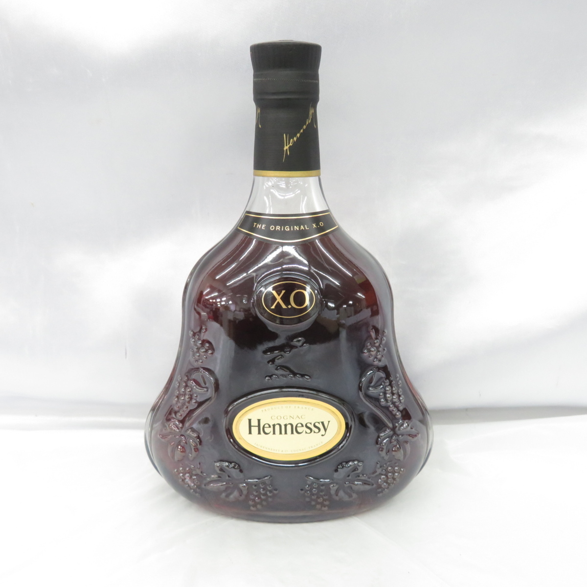 未開栓】Hennessy ヘネシー XO クリアボトル 黒キャップ ブランデー