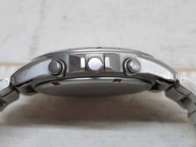 クロノグラフ◇SEIKO 7T92-0DX0 腕時計 フェイスブルー セイコー