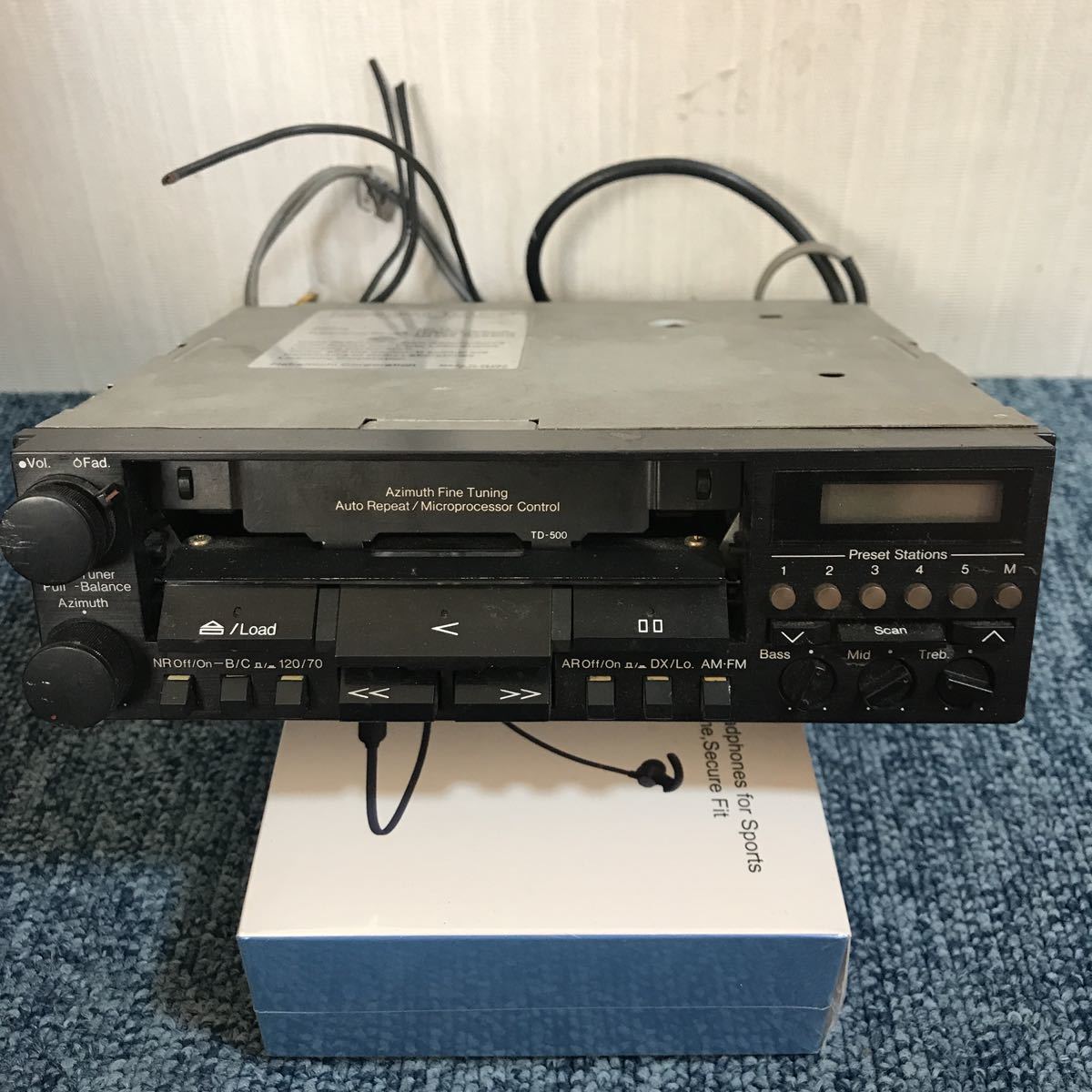 Nakamichi TD-500 Car Vintage Head Unit Audio School Old nakamichi