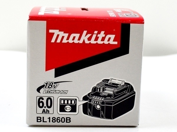新品 未使用 マキタ 純正 バッテリー 2個 BL1860B 18V 6.0Ah 電動工具 