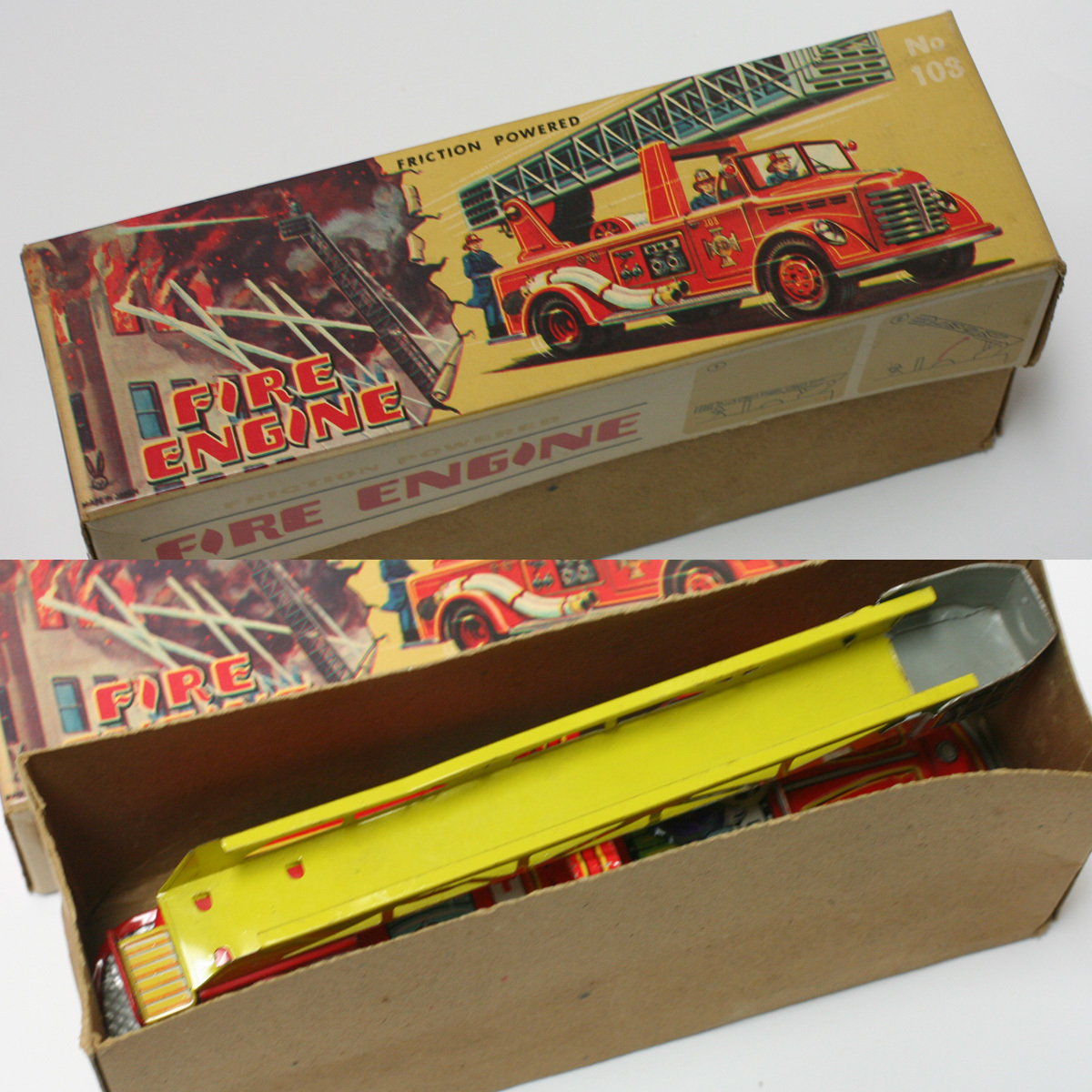 ブリキの消防車 Yahoo!オークション ウサギ屋製 - メーカー 不明 中古