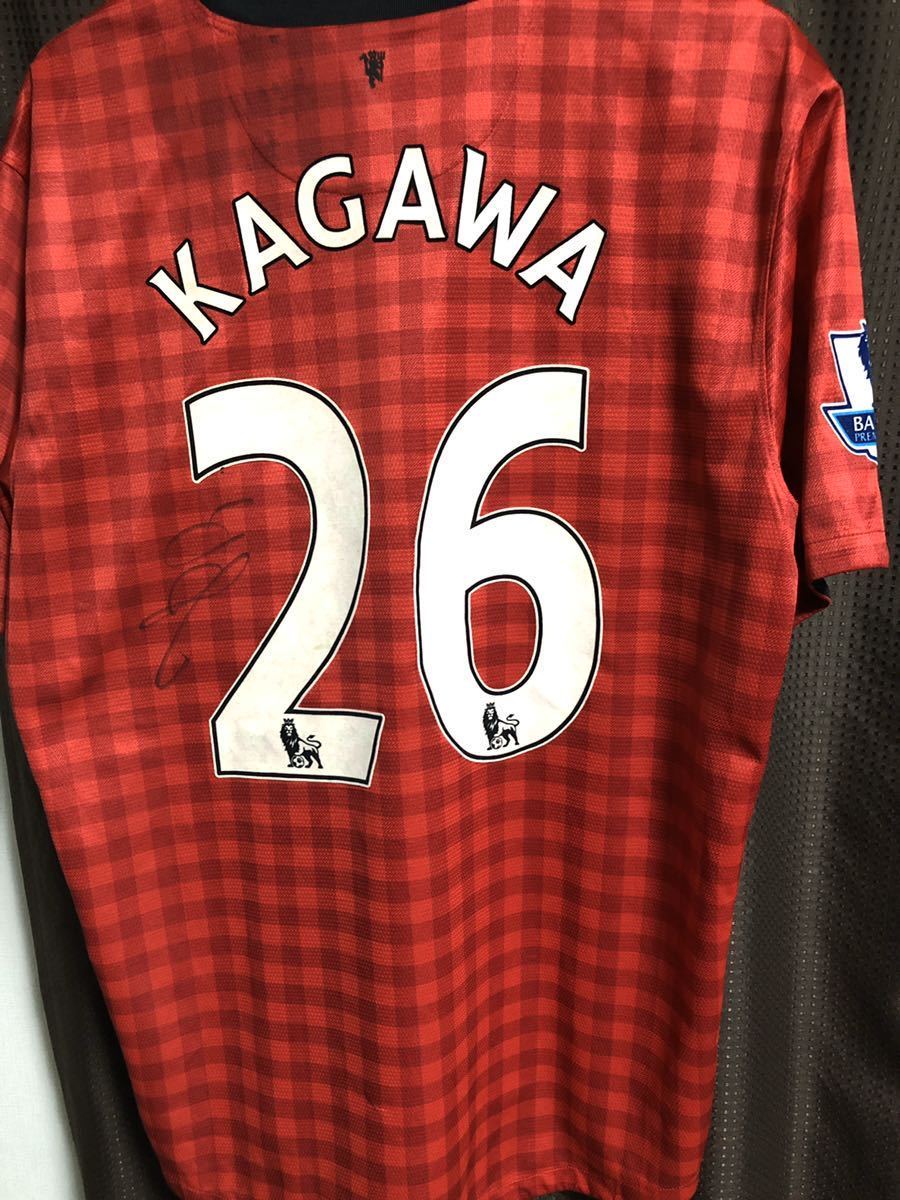 サッカー　マンチェスター　ユナイテッド　香川真司　ユニフォーム　直筆サイン入り 香川真司 直筆サイン入り正規品ユニフォーム マンチェスター