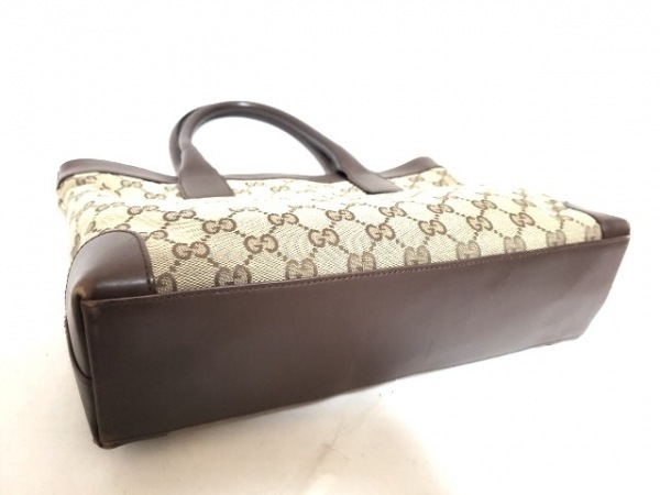 グッチ GUCCI ハンドバッグ 0021119 GG柄 ジャガード×レザー ベージュ  