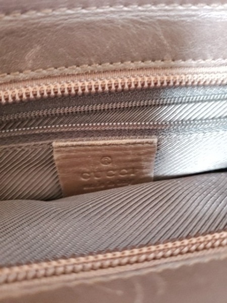 グッチ GUCCI ハンドバッグ 0021119 GG柄 ジャガード×レザー ベージュ  