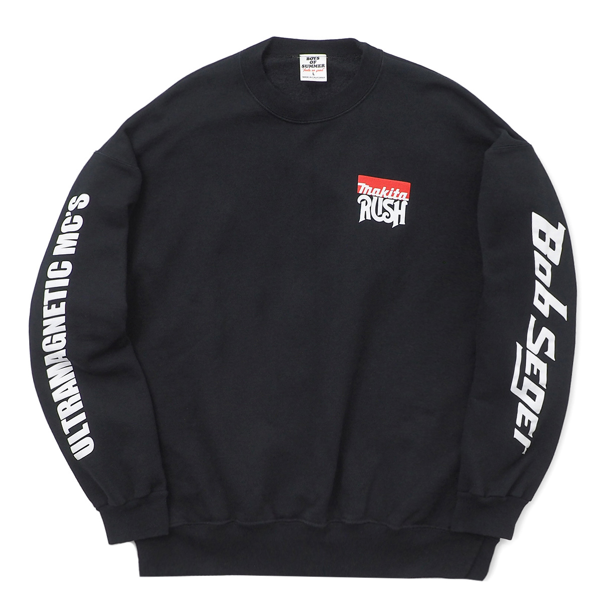 Boys of Summer/Breakfast Club - Bob Seger Crew Sweatshirt 黒L 