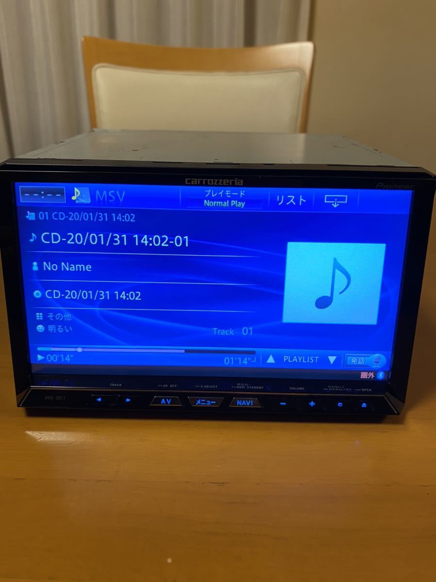 カロッツェリア サイバーナビ Bluetooth AVIC-ZH77 フルセグ