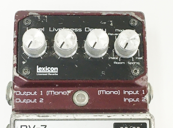 WEBストア限定 Digitech RV-7 HARDWIRE ステレオ リバーブ 中古 T4604634