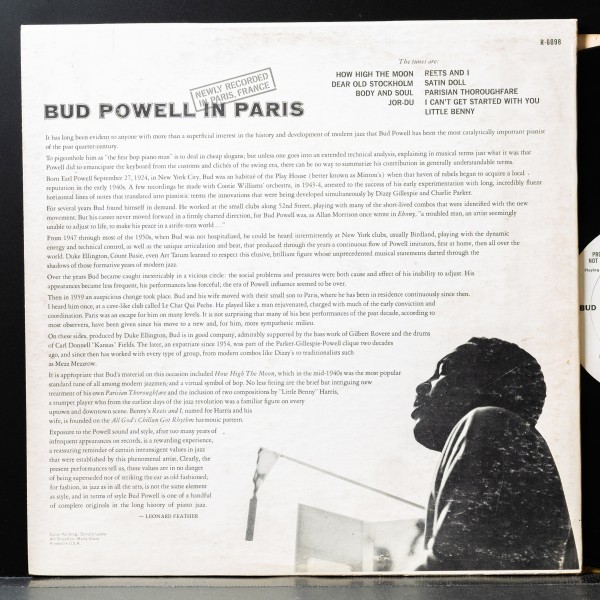 POWELL ⁄ | Bud Powell - BUD 米初期盤BUD MONO盤 プロモ白ラベル