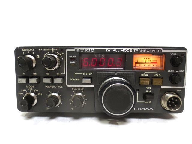 2ｍオールモード　トリオTR-9000 ◎当時物 TRIO 2m オールモード トランシーバー TR-9000 通電OK