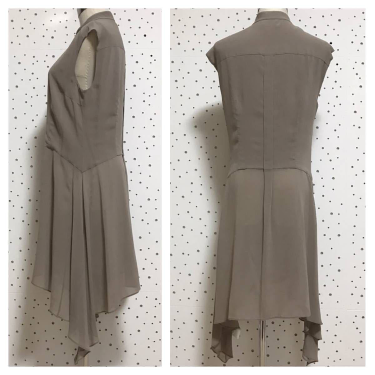 BRUNELLO CUCINELLI（レディース）のフリマアイテム一覧 ブルネロクチネリノースリーブ チュニックチャコールグレー シルク100％