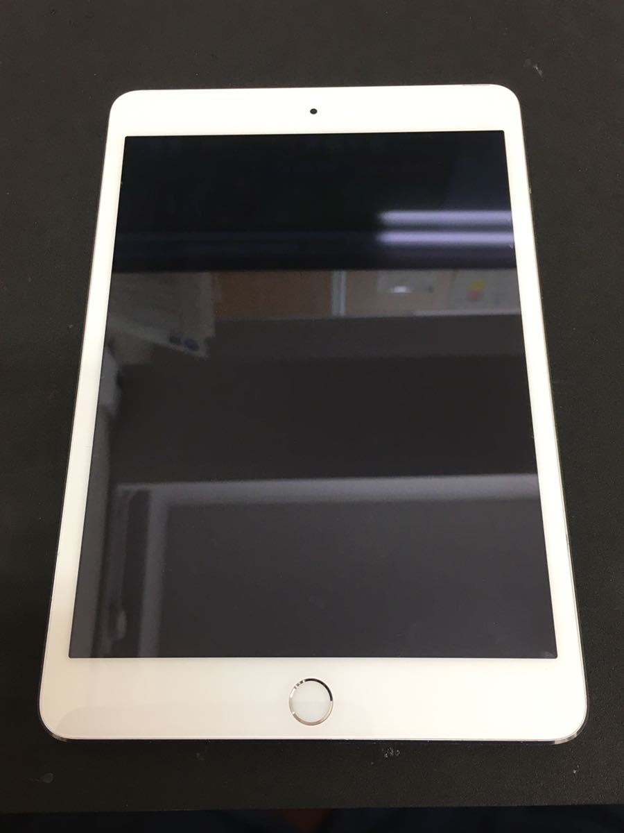 ♪中古品　iPad mini3 Wi-Fi+Cellular GB不明 シルバー キャリア不明 ♪_1