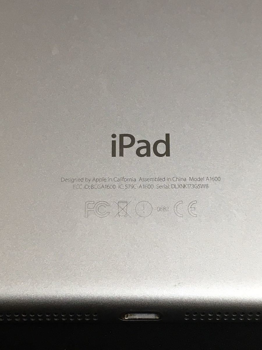 ♪中古品　iPad mini3 Wi-Fi+Cellular GB不明 シルバー キャリア不明 ♪_4