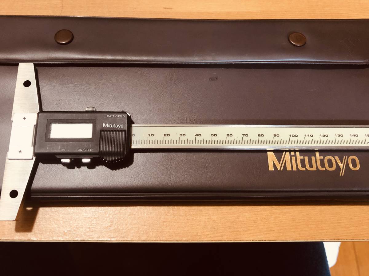 【未使用に近い】ミツトヨ/Mitutoyo デジタル デプス ゲージ（VDS-15D） 0～150mm 