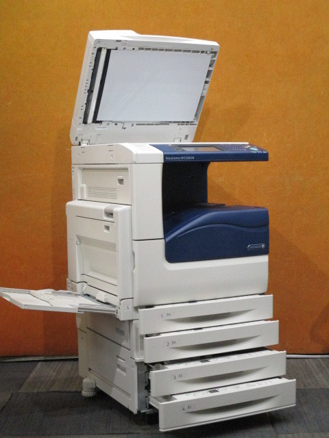 [A06780] SALE★ FUJI XEROX A3 カラー複合機 DocuCentre-Ⅳ C2263 N ●コピー/FAX/プリンタ/スキャナ 4段カ 手差し カラーコピー機