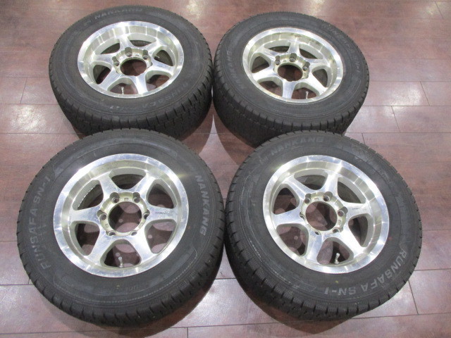 中古☆BORGNER ZX ENKEl 15インチ スタッドレス タイヤ アルミ