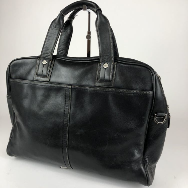 COACH ビジネスバッグ COACH コーチ ビジネスバッグ ブラック レザー