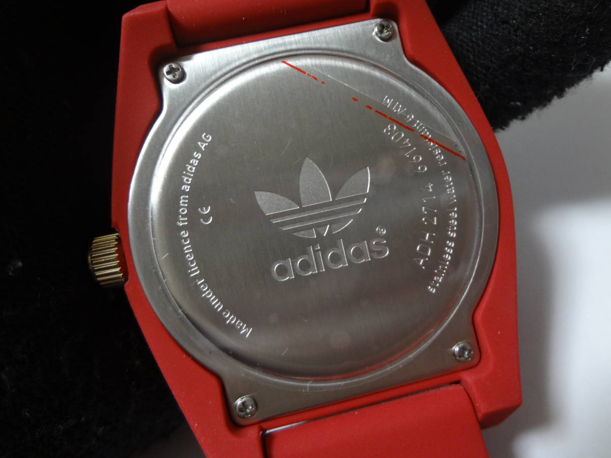 adidas アディダス Santiago サンティアゴ ADH2714 ラバー系樹脂ベルト 