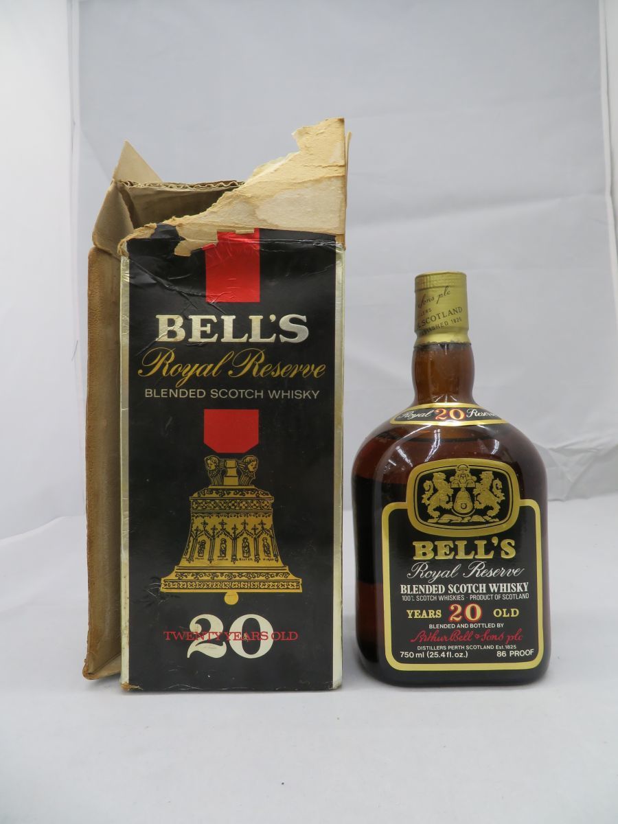 ベル 20年 ロイヤルリザーブ Reserve 20年、750ml、43 1980年代流通