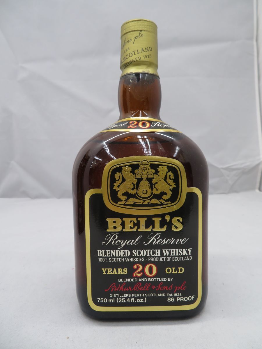 ベル 20年 ロイヤルリザーブ Reserve 20年、750ml、43 1980年代流通