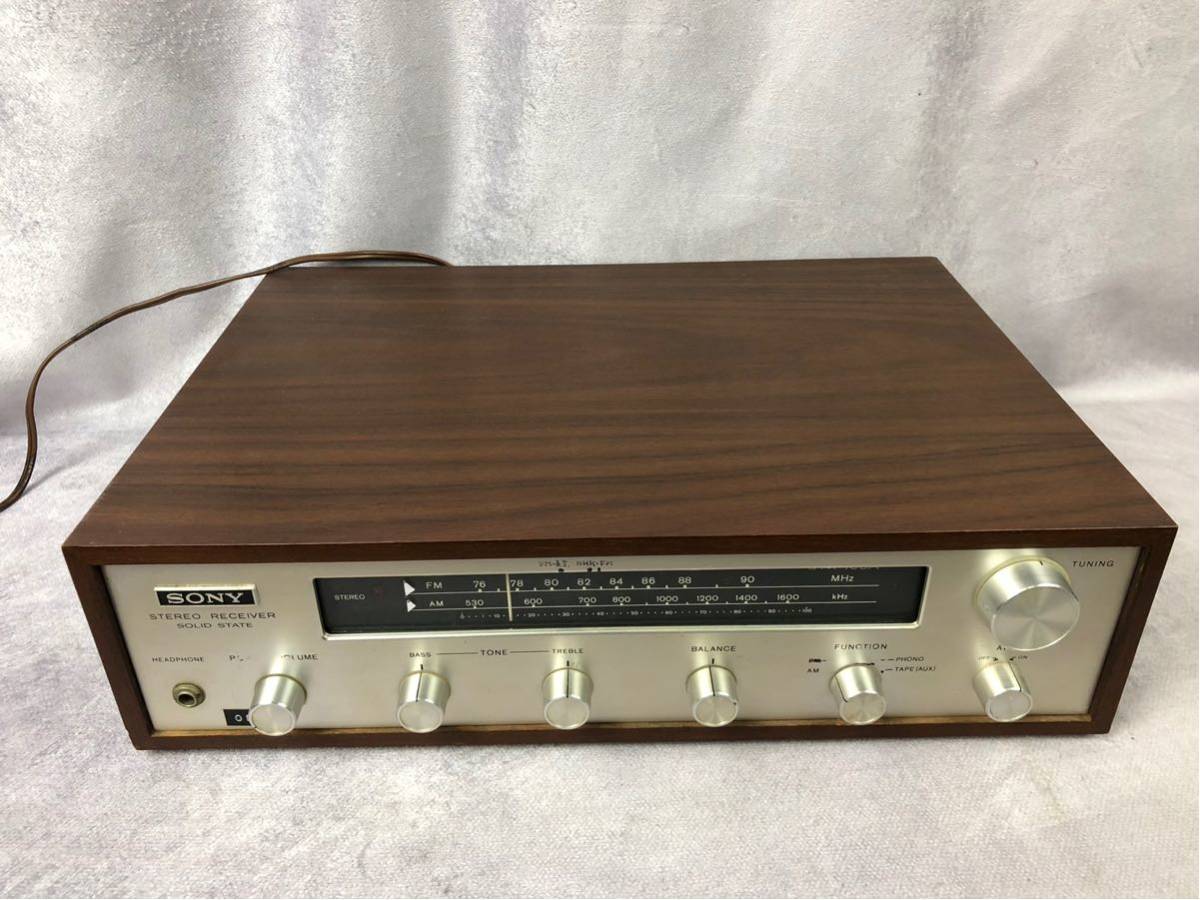 SONY STR-100A AM FM STEREO receiver ソニー ソリッドステート 日本製 ラジオ ステレオ チューナー オーディオ (C-2)_2