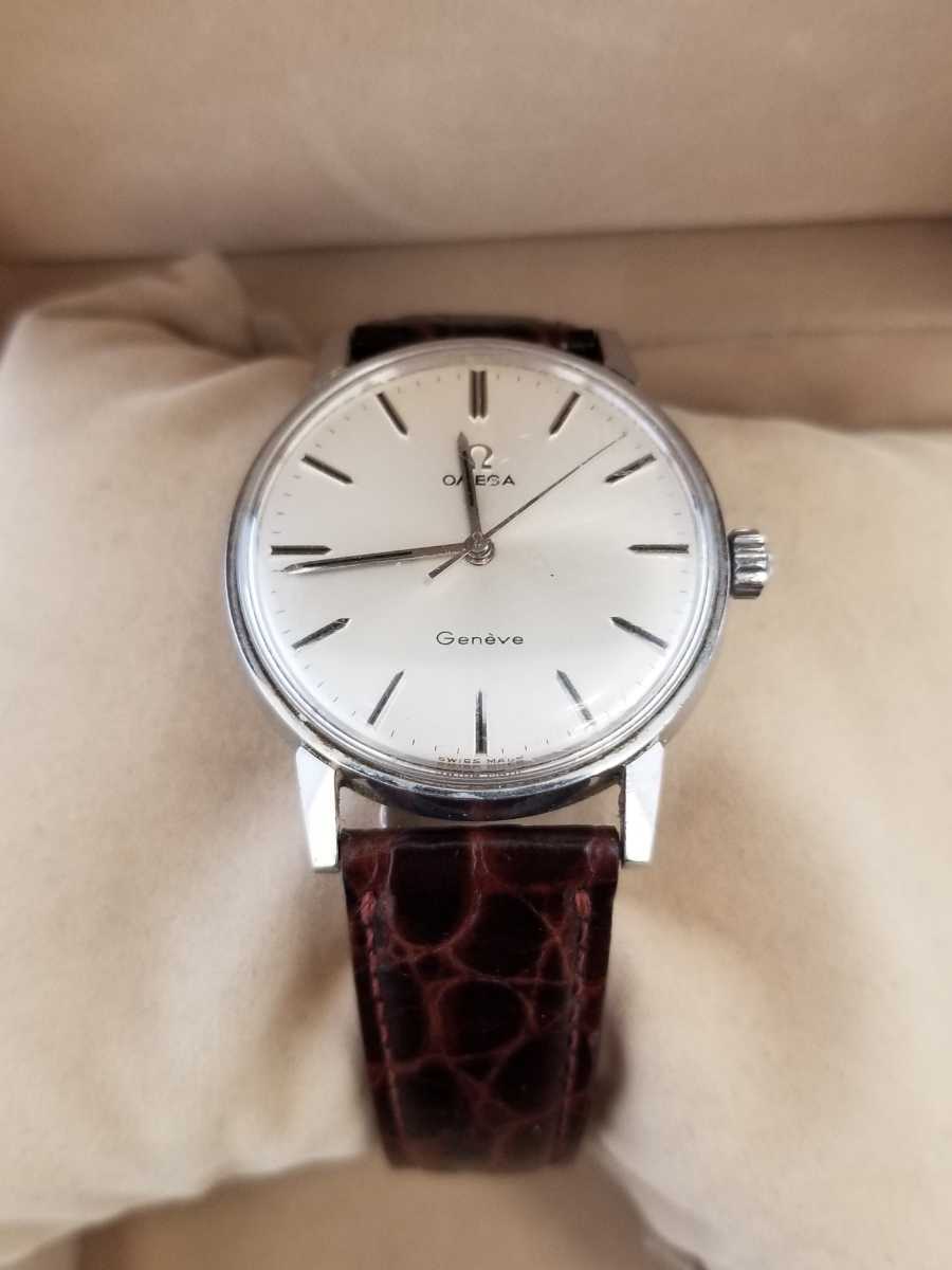 OMEGA オメガ メンズ 時計 Geneve ジュネーブ 手巻き 稼働品 渋め