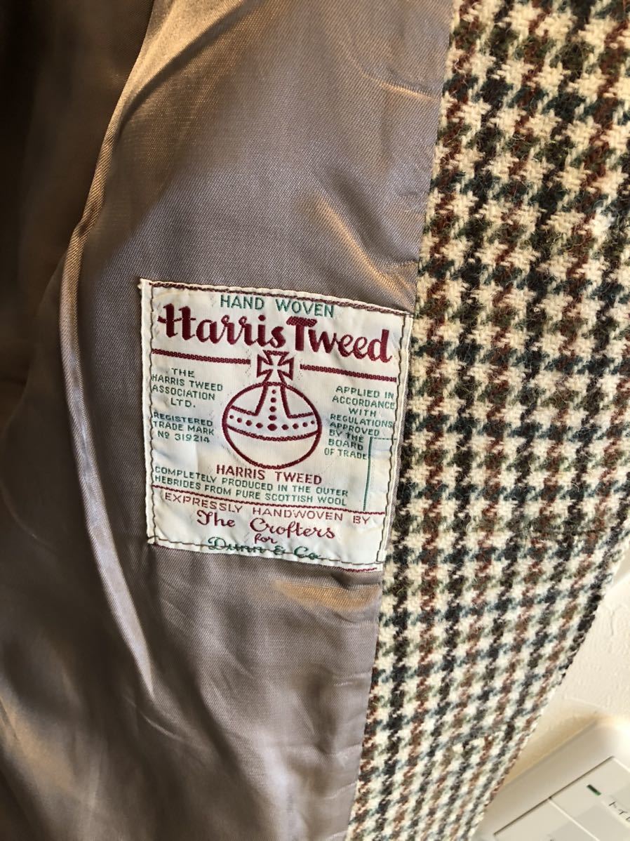 1960-70年 極美品 DUNN&CO 別注HARRIS TWEED(ハリスツイード